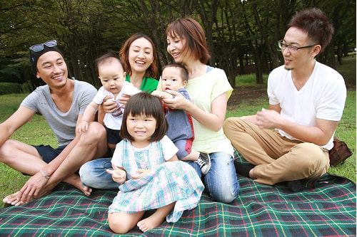 根岸森林公園 家族写真
