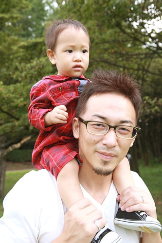 根岸森林公園 家族写真