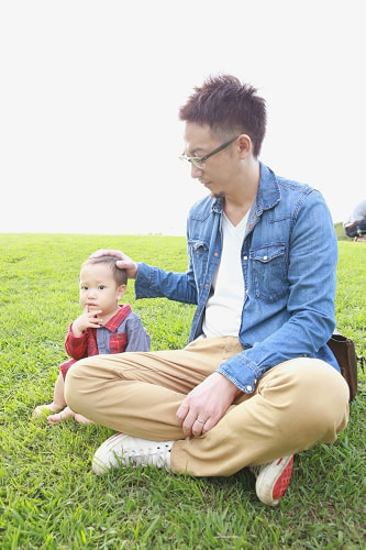 根岸森林公園 家族写真
