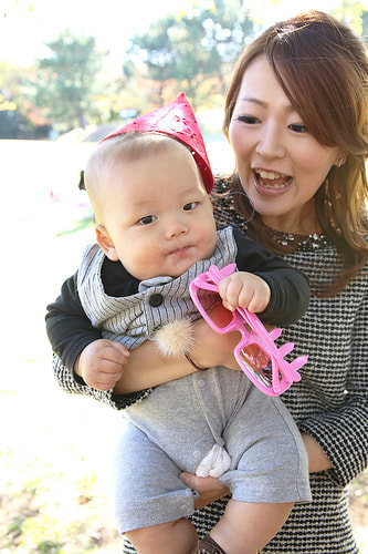 葛西臨海公園 バースデーフォト 冬