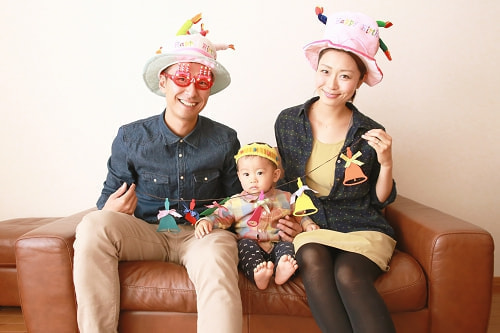 一歳バースデーフォト