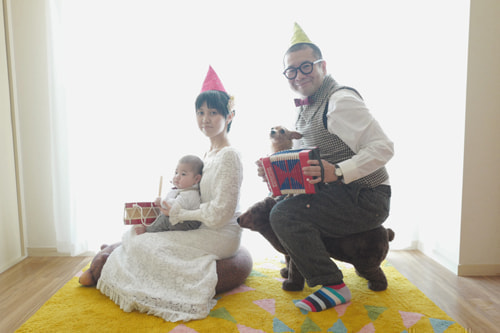 ブライダル(エンゲージメントフォト)写真 撮影場所 海(湘南) 部屋、音楽隊