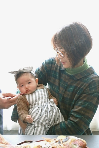 お食い初め(百日祝い)写真２