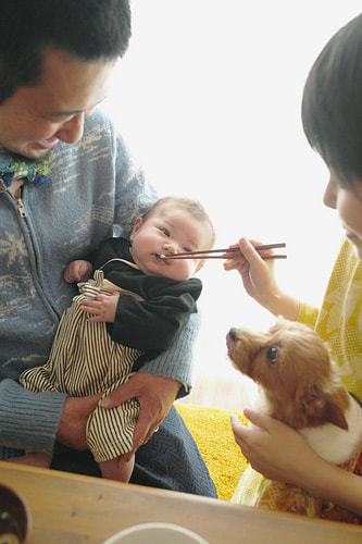 百日祝い(お食い初め)写真３