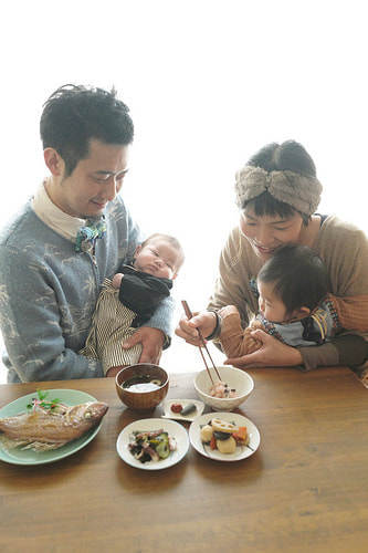 百日祝い(お食い初め)写真９