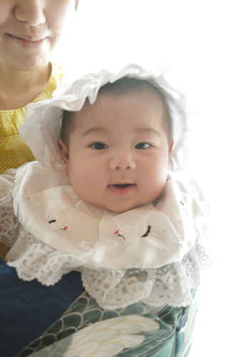 お宮参り着物の着付け