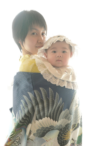 お宮参り着物の着付け