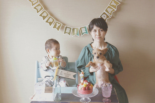 １歳バースデーフォト２