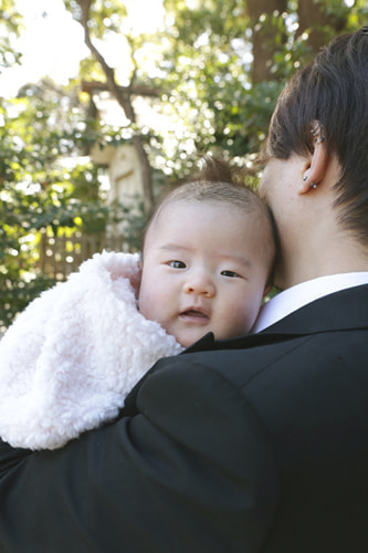 お宮参り写真 撮影場所 横浜 伊勢山皇大神宮 男の子３