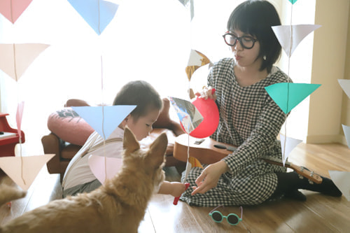 子供、春、おしゃれ写真、デコレーション２１