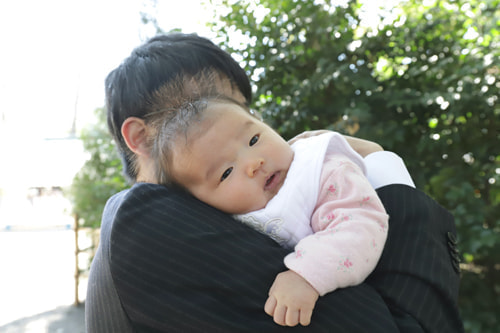 お宮参り写真 撮影場所 大宮八幡宮２４