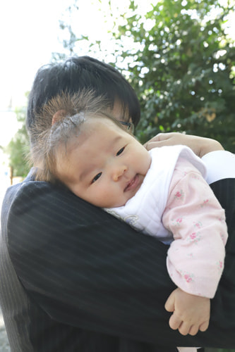お宮参り写真 撮影場所 大宮八幡宮２５