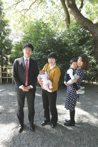 お宮参り写真 撮影場所 大宮八幡宮２９