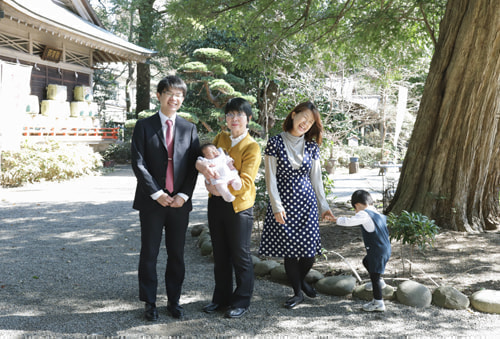 お宮参り写真 撮影場所 大宮八幡宮３１