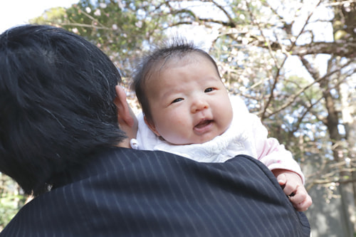 お宮参り写真 撮影場所 大宮八幡宮３２
