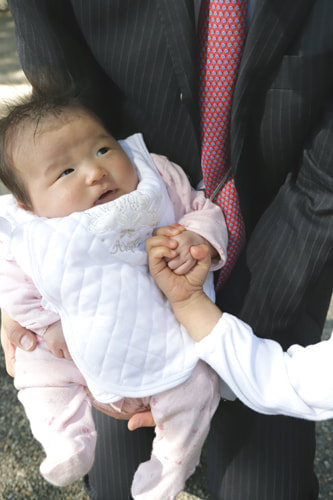 お宮参り写真 撮影場所 大宮八幡宮３３