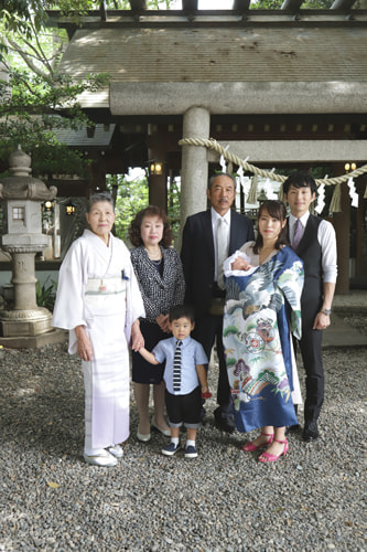 お宮参り写真 撮影場所 川越氷川神社３