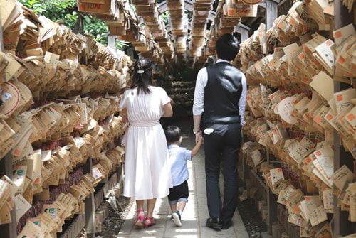 お宮参り写真 撮影場所 川越氷川神社１７