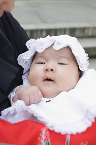 お宮参り写真 撮影場所 大宮八幡宮１１