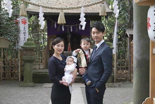 お宮参り写真 撮影場所 大宮八幡宮２６