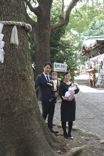 お宮参り写真 撮影場所 大宮八幡宮３２