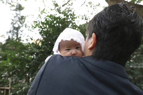 お宮参り写真 撮影場所 大宮八幡宮３７