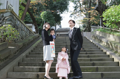 七五三写真 撮影場所 伊勢山皇大神宮１１