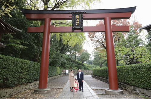 七五三写真 撮影場所 根津神社