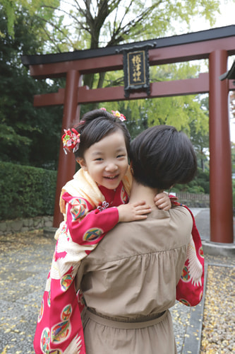 七五三写真 撮影場所 根津神社