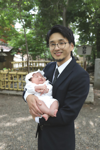 お宮参り写真 撮影場所 世田谷八幡宮