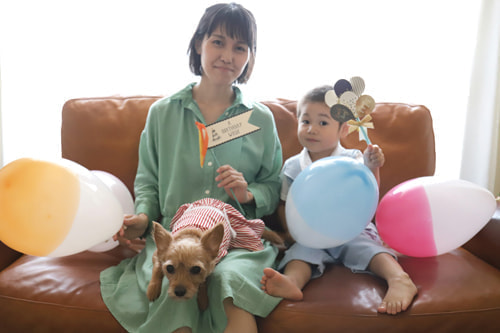 3歳バースデーフォト