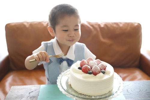 3歳バースデーフォト