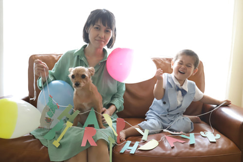 3歳バースデーフォト