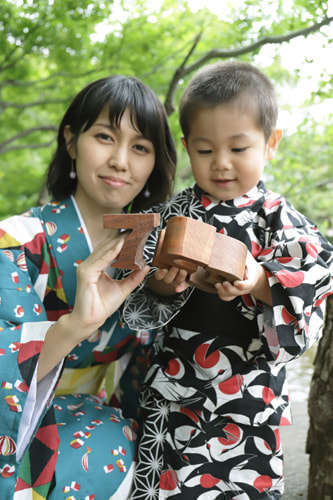 七五三写真 撮影場所 ホテル ニューオオタニ・日本庭園
